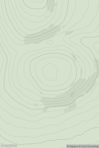 Thumbnail image for Mile Hill [Braemar to Montrose] [NO375603] showing contour plot for surrounding peak